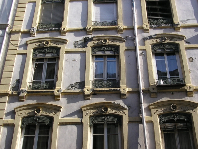 Façade du 55 rue de la Charité