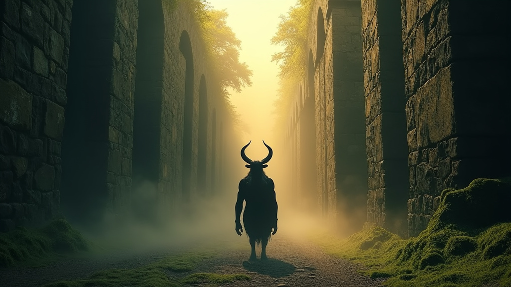 Représentation antique de Pasiphaé et du taureau de Poséidon