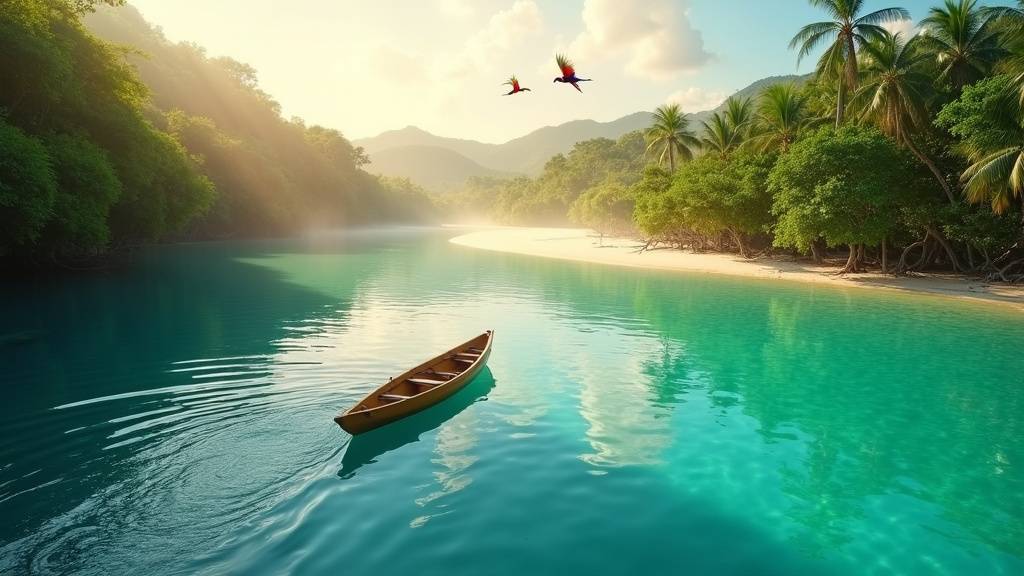 Ruines mayas de Xunantunich avec pyramide principale en arrière-plan jungle luxuriante