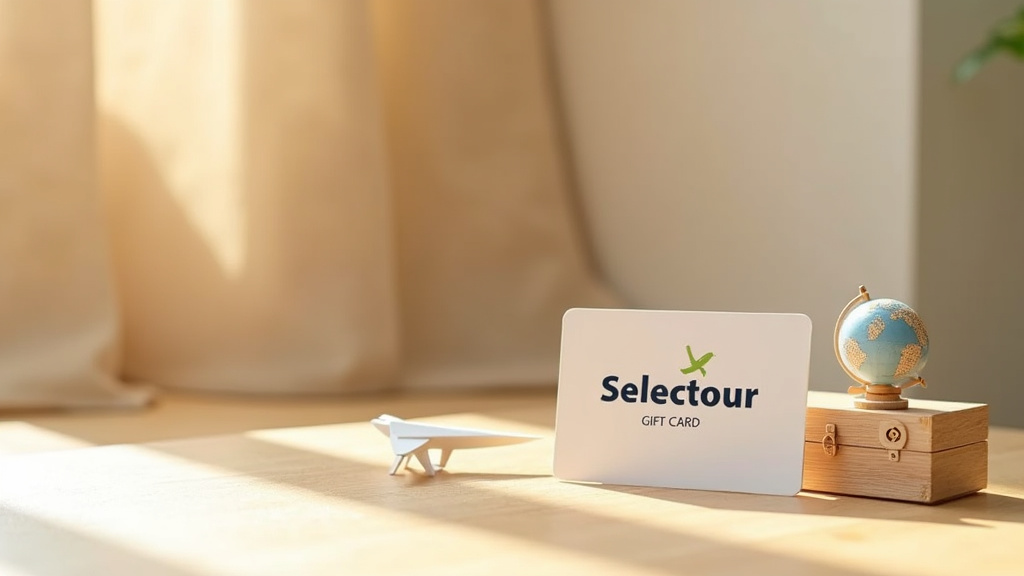 Capture d'écran du processus d'achat d'une carte cadeau Selectour