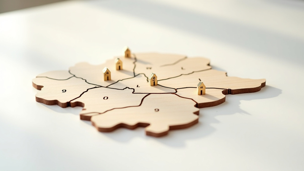 Plan détaillé des arrondissements lyonnais avec leurs codes postaux