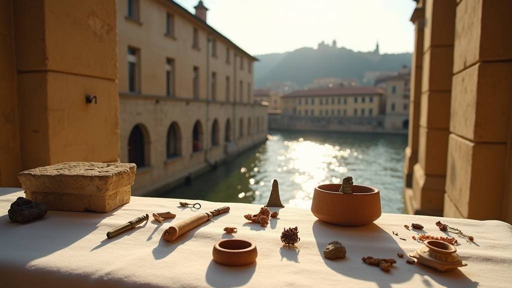 Fouilles archéologiques révélant les vestiges de l'ancienne Condate