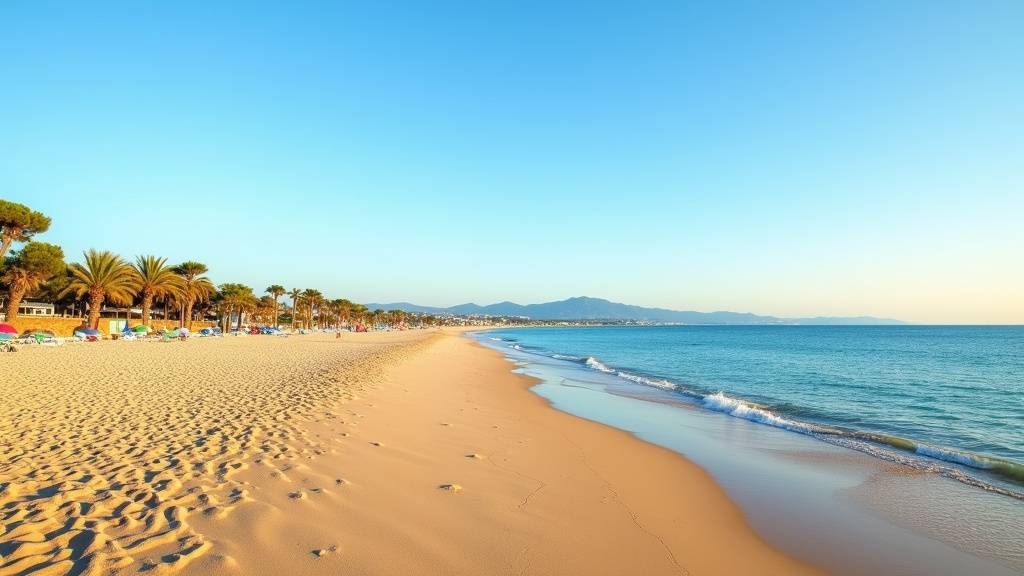 Vue aérienne du camping Mar Estang à Canet-en-Roussillon