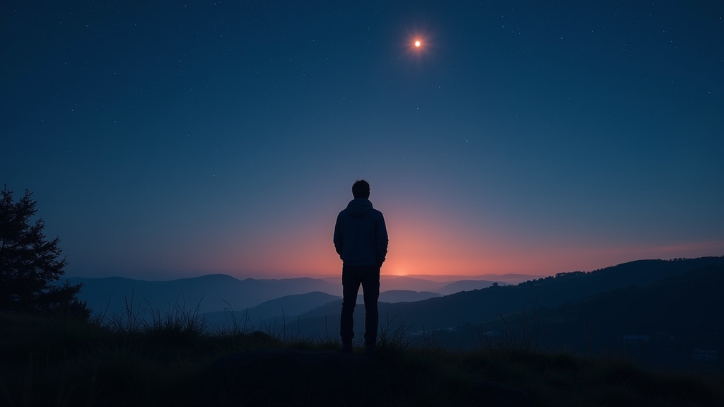 Un ciel nocturne parsemé d'étoiles brillantes avec la Voie Lactée en arrière-plan