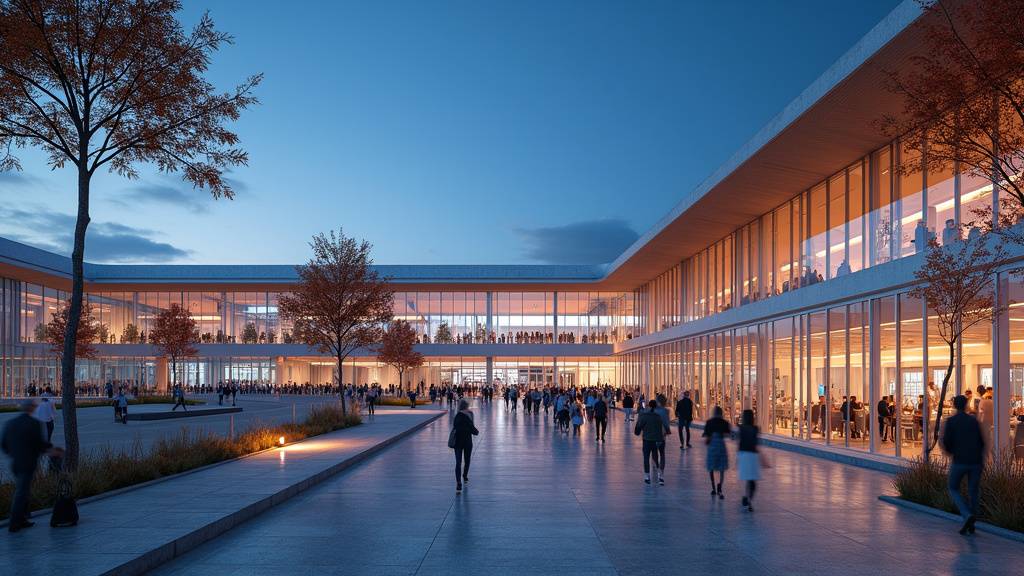 Événement au sein d'Eurexpo Lyon avec des visiteurs et des stands professionnels