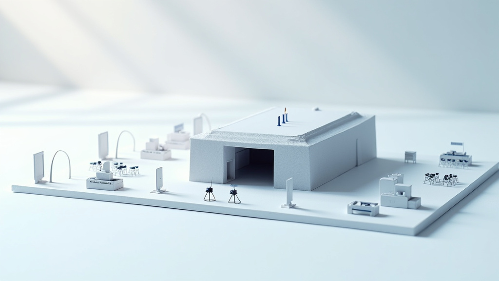 Vue aérienne d'Eurexpo Lyon avec ses halls d'exposition modernes et son infrastructure complète