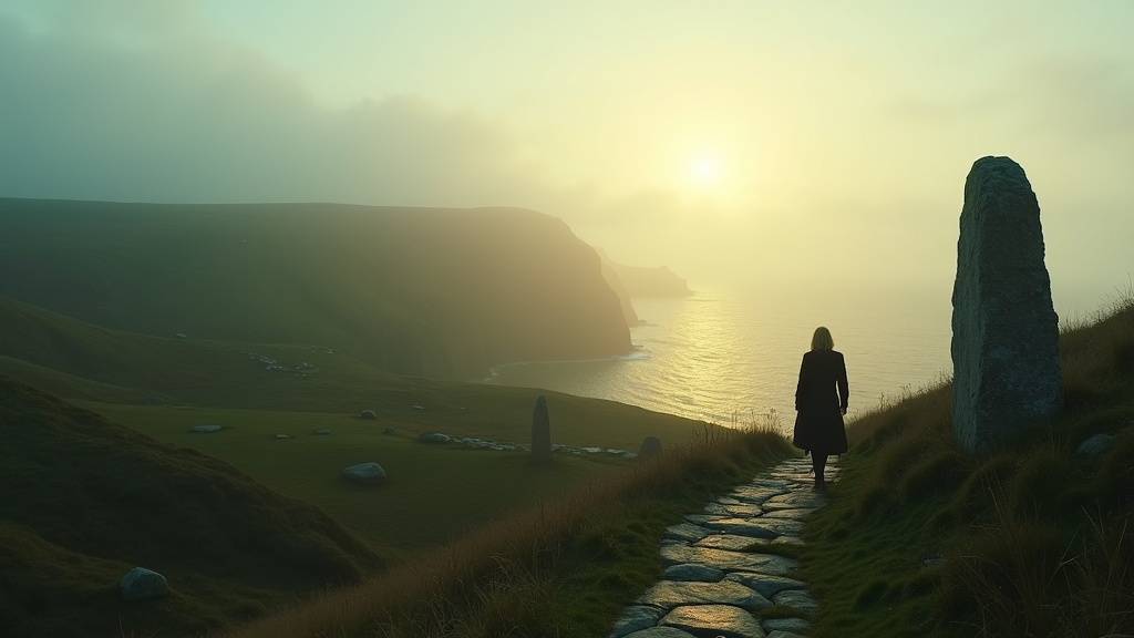 Mont Orgueil, château médiéval de Jersey, perché sur une colline rocheuse dominant la mer
