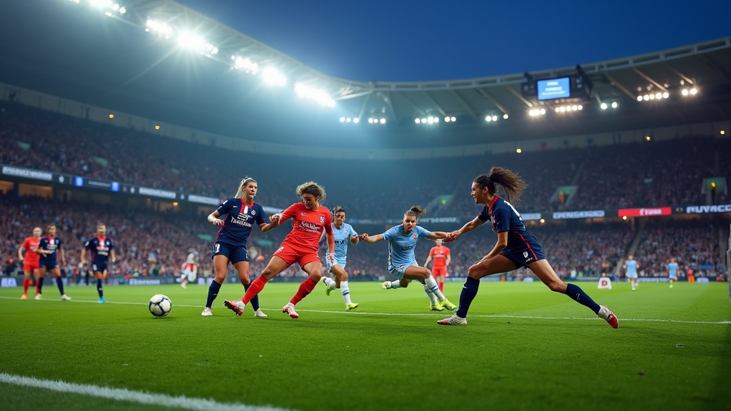 Ada Hegerberg et Marie-Antoinette Katoto, capitaines respectives de leurs équipes