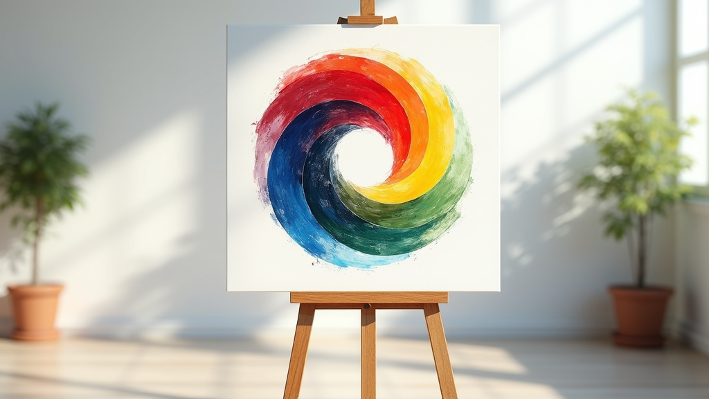 Détail du Premier Disque de Robert Delaunay montrant les cercles concentriques et les contrastes colorés