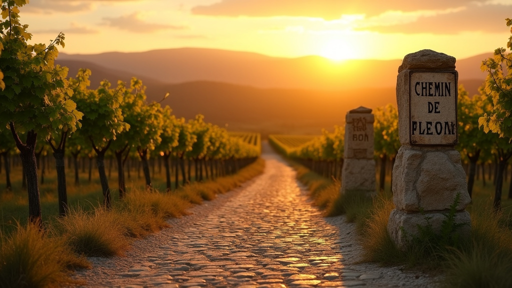 Paysages de la vallée du Rhône entre Lyon et Avignon