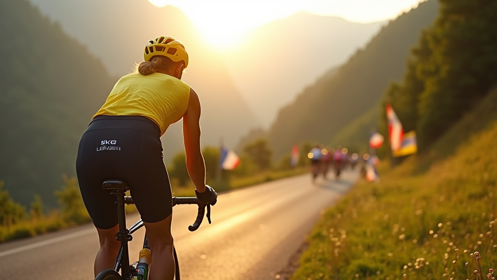 Foule de spectateurs encourageant les coureuses du Tour de France Femmes