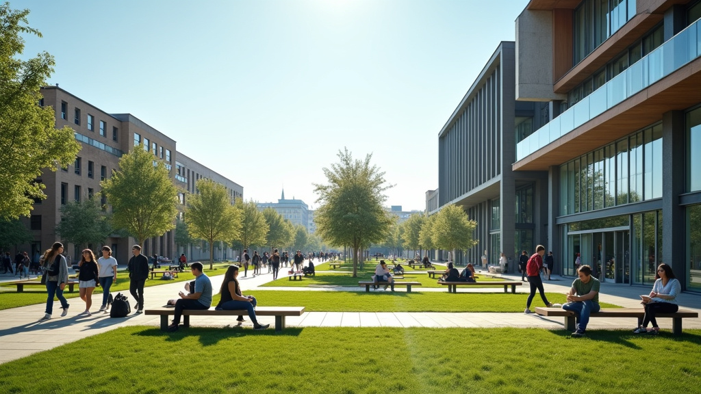 Bâtiment principal de l'Université Jean Moulin Lyon 3 avec sa façade en pierre de taille